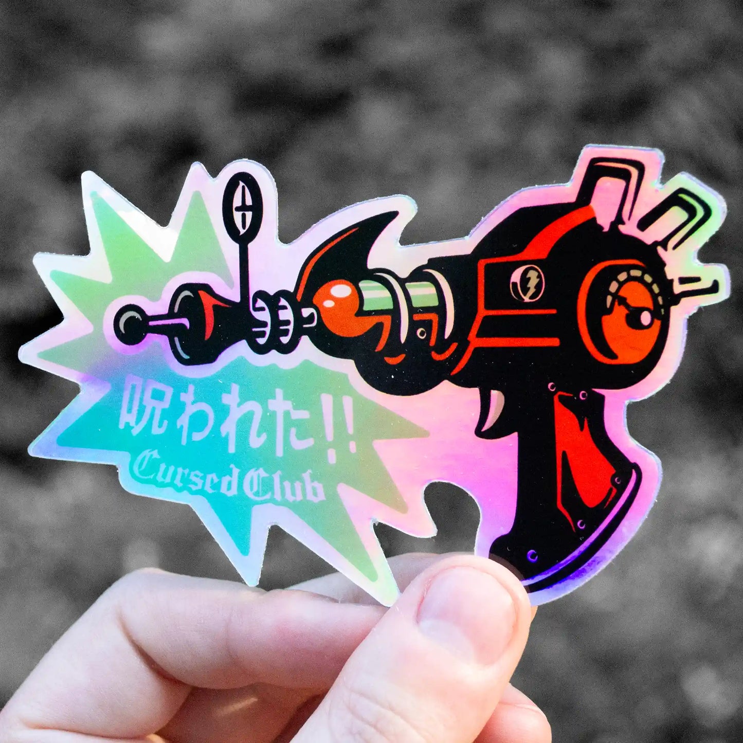 RAY GUN STICKER
